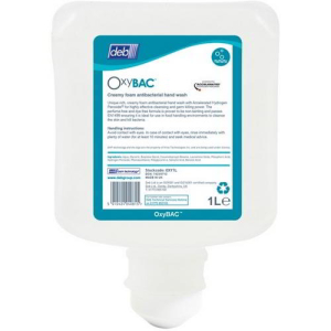 Deb Oxybac Anti bac foam handwash (Replaces flora free) (6x1lt) OXY1L