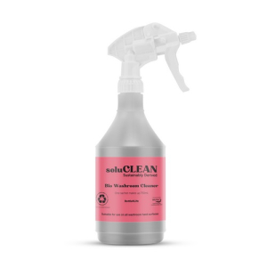 SoluClean Biological Washroom Cleaner Re-Usable Trigger Spay Bottle