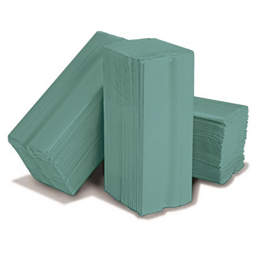 C Fold green hand 1 ply towel (2640)
