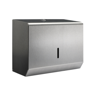 Brushed Stainless Steel Small Paper Hand Towel Dispenser