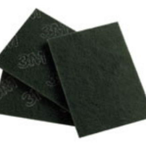 Heavy duty thick green scouring pad - Pack of 10