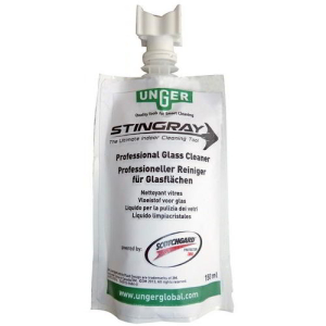 UNGER Stingray Glass Cleaner pouch 150ml (Each)