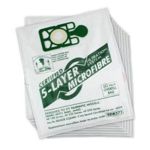 Numatic / Era Pro 5 layer Microfibre bags (Hepa style) 10 per pack