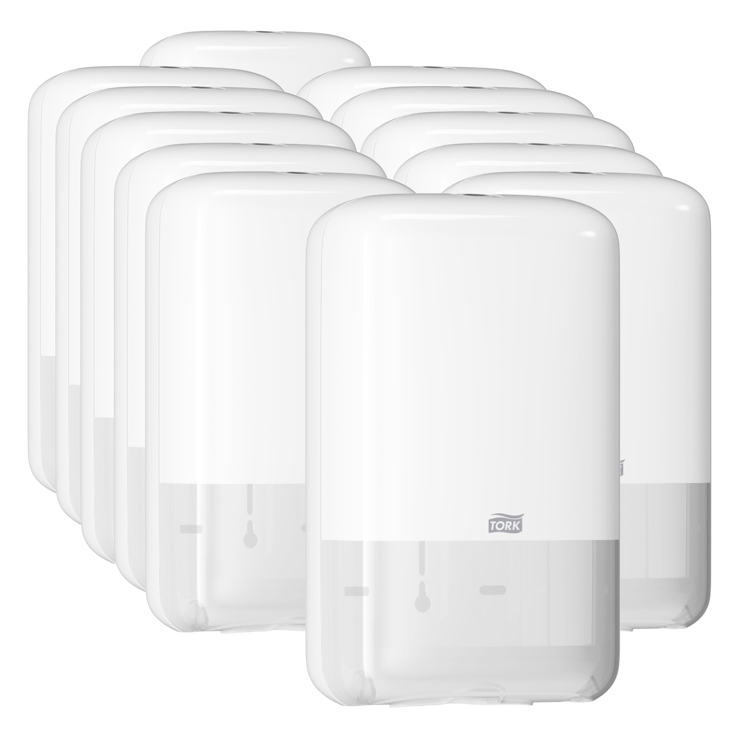 Tork Folded Toilet Paper Dispenser White 556000 - Lime Sustainable Supplies