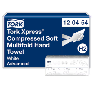 Tork Advanced Xpress Compressed Soft Multifold Hand Towel (H2) 120454 Eco Label