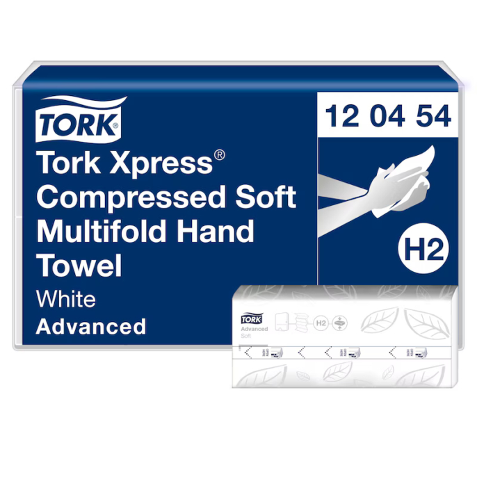 Tork Advanced Xpress Compressed Soft Multifold Hand Towel (H2) 120454 ...