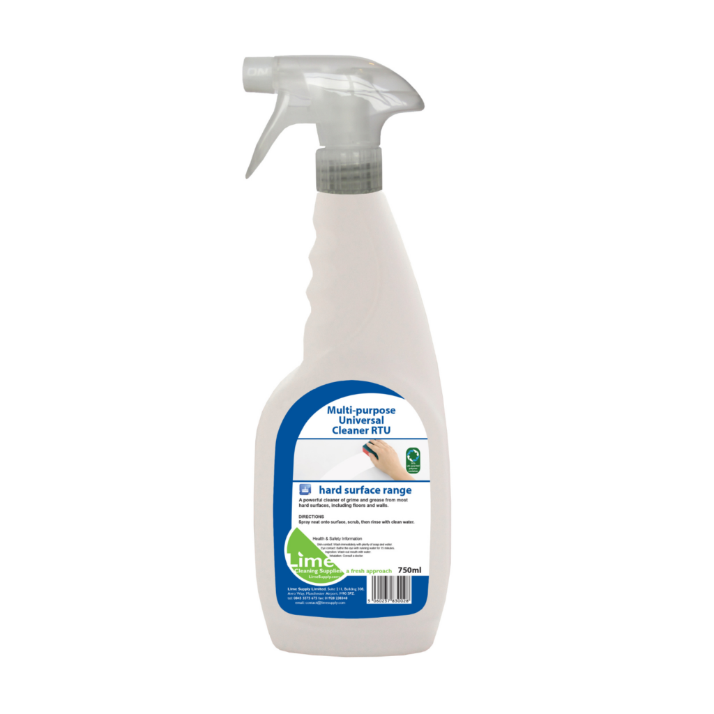 Multi-purpose cleaner RTU trigger spray (6 x 750ml) - Lime Sustainable ...