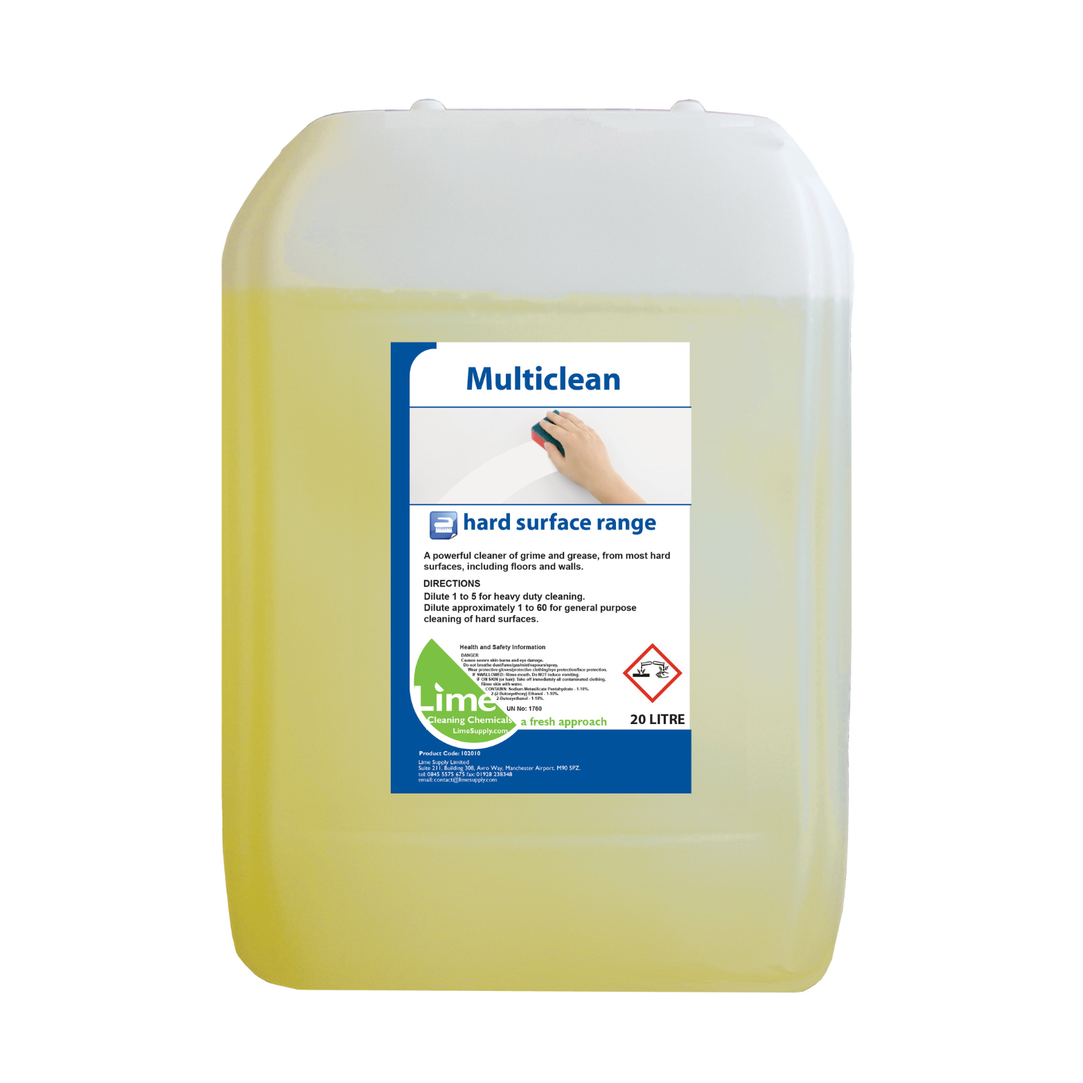 Multiclean 20 Litre - Lime Sustainable Supplies