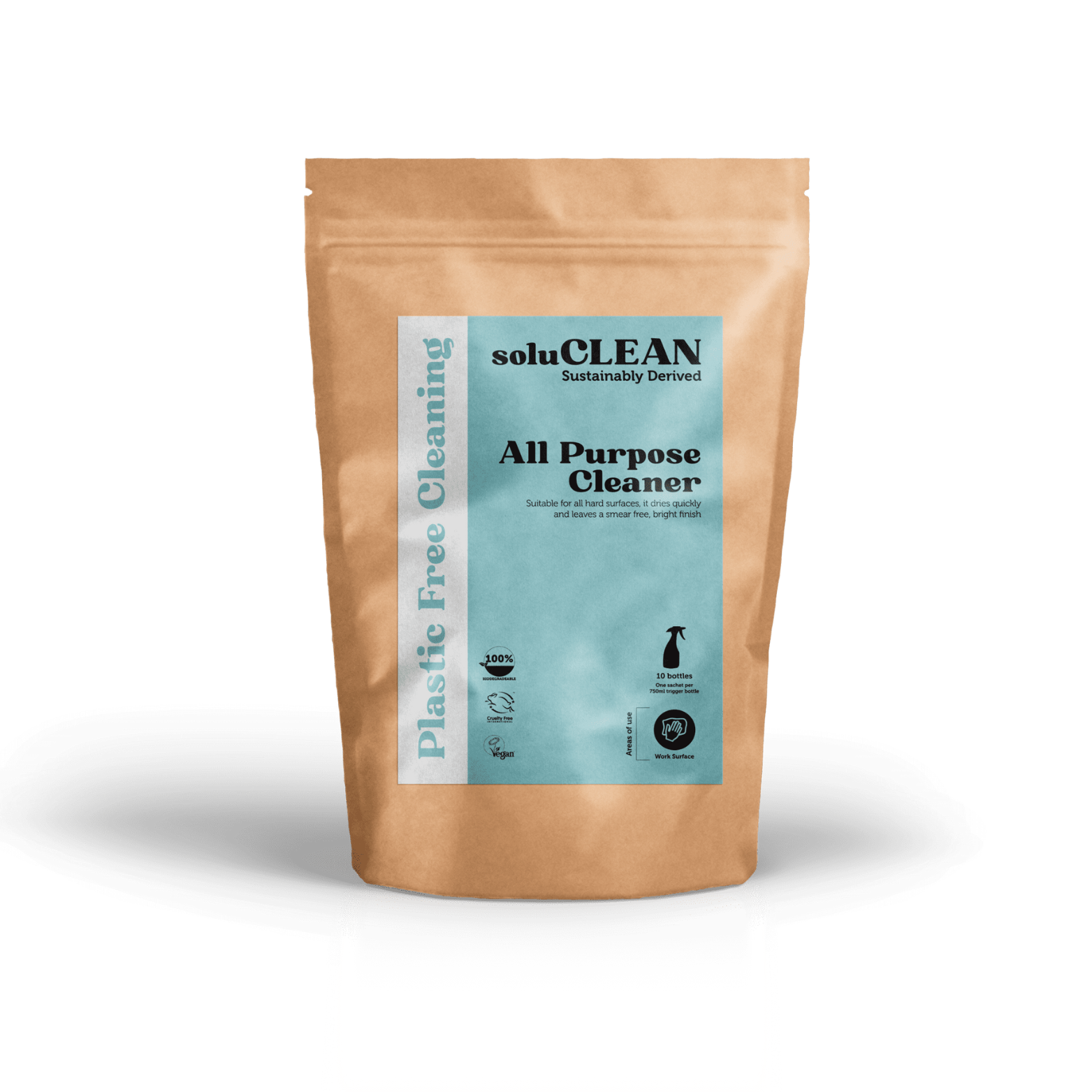 Sol Clean SoluClean All Purpose Cleaner (10 sachets) - Lime Sustainable Supplies
