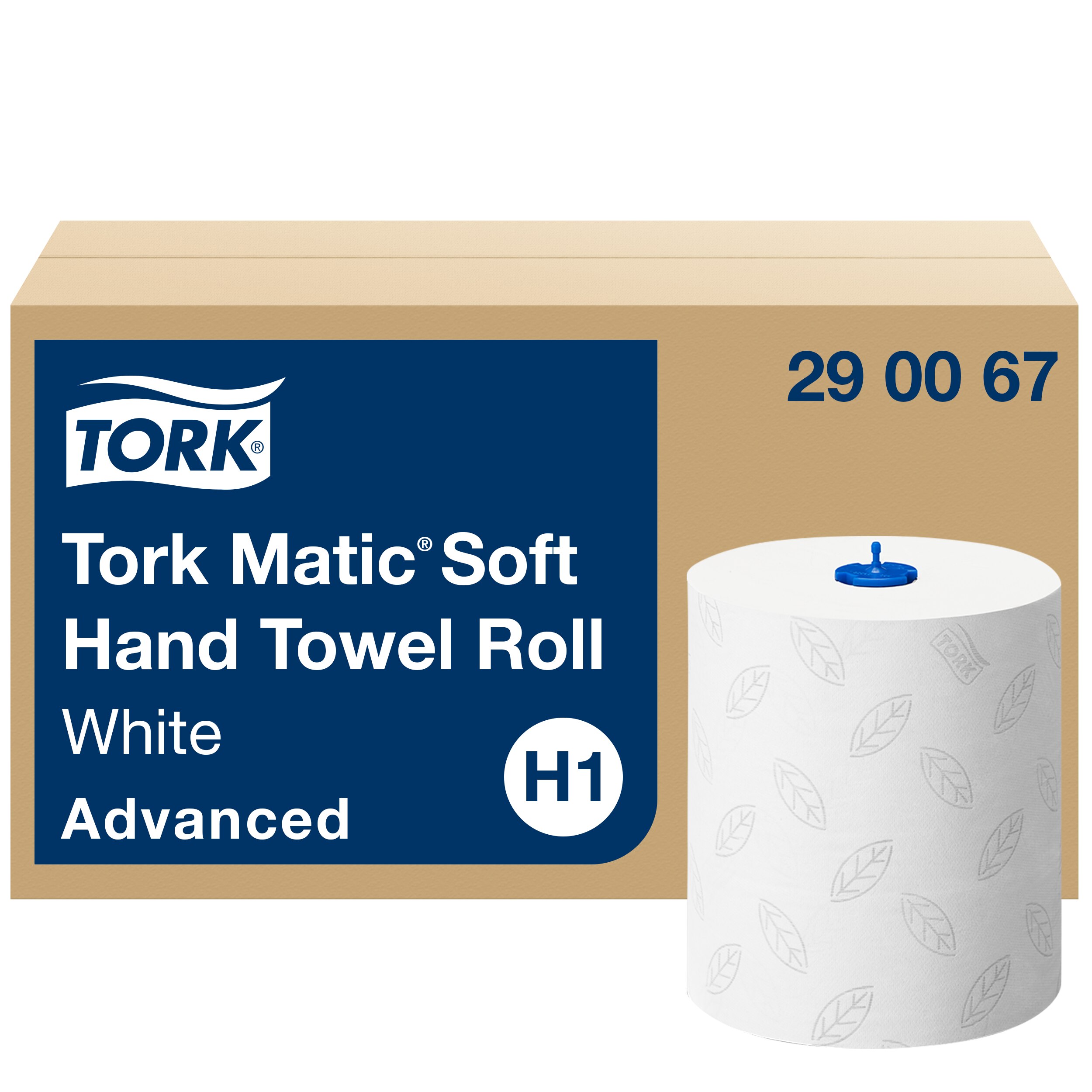 Tork Advanced Matic Soft Hand Towel Roll (H1) 290067 Eco Label - Lime ...