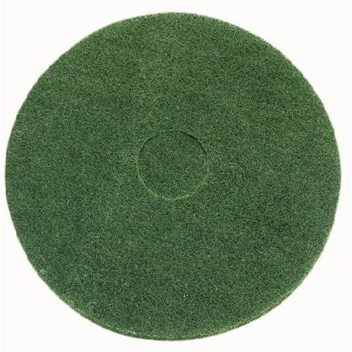 Green scrubbing floor pad - Pack of 5