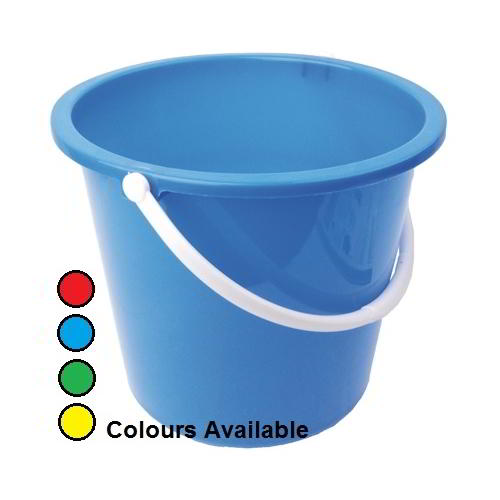 Plastic bucket 10lt colour coded