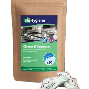 BioHygiene All surface, floor & scrubber drier cleaner & degreaser sachet (20)